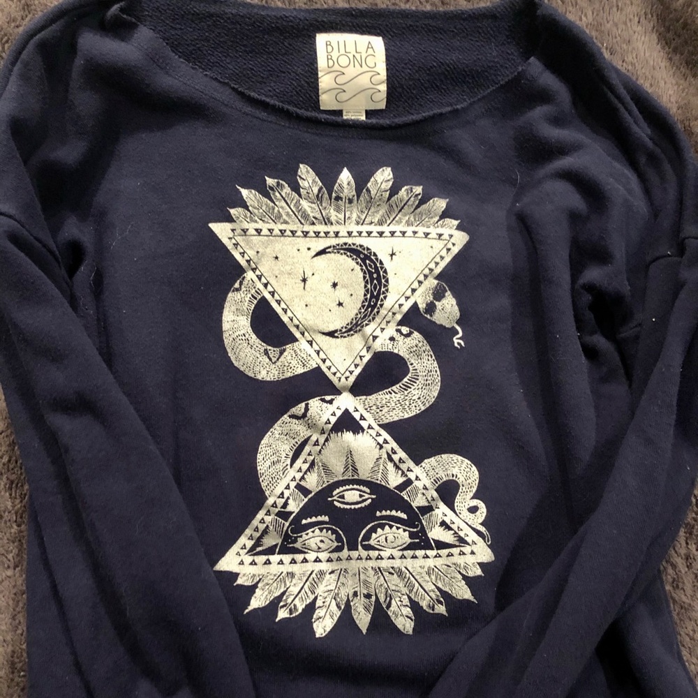 Billabong Dark Blue Sweater Small